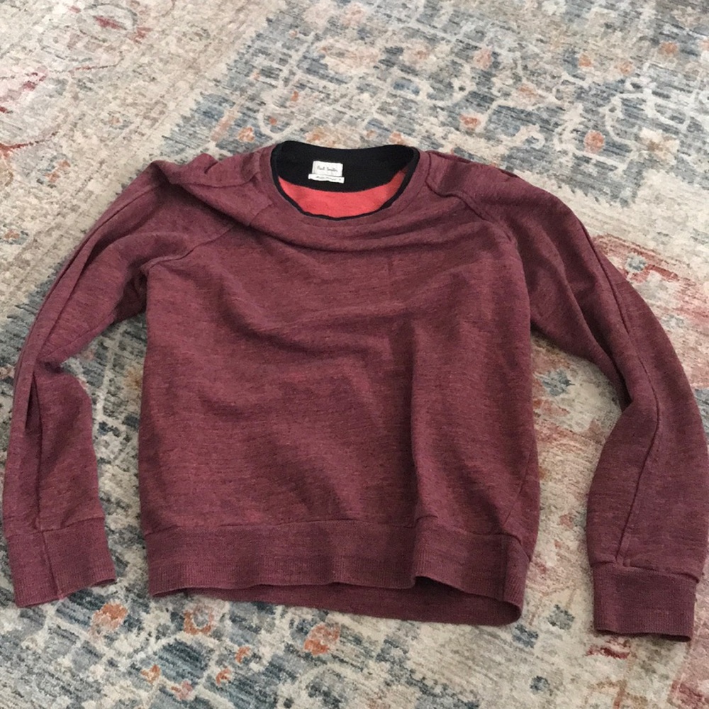 Super soft vintage paul smith sweatshirt medium heather red burgundy Nordstrom